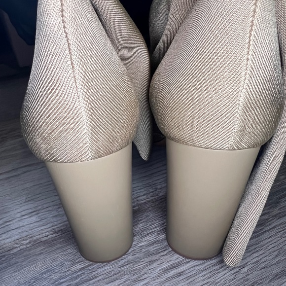 Yeezy Season Four Cream Sock Boots Monochromatic 41 10 10.5 11 Beige Shoes Heels - Picture 6 of 11